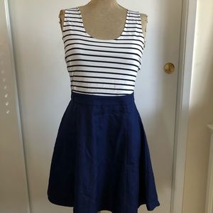 Sailor style backless A-Line